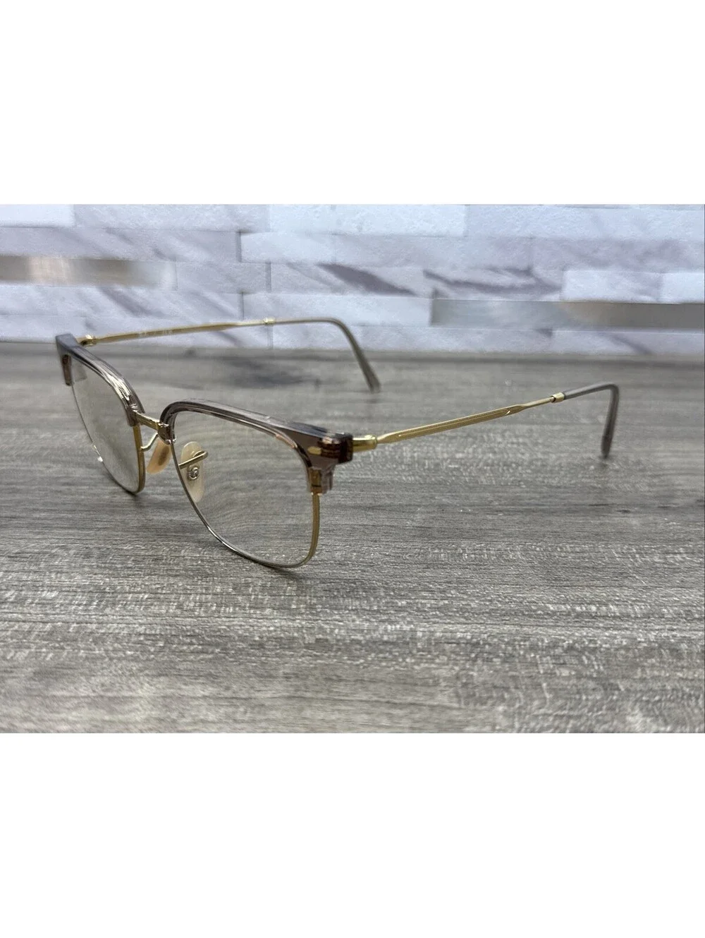 Ray Ban RB7216 New Clubmaster Eyeglasses Frames 8471 Gold 51[]20-145